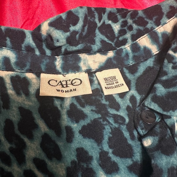 Cato blue cheetah print - Picture 1 of 4